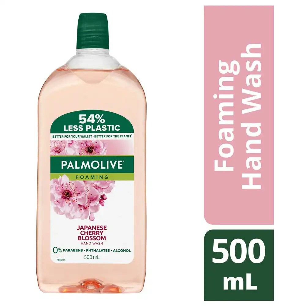 Palmolive 500ml Refill Foaming Nourishing Hand Wash Japanese Cherry Blossom