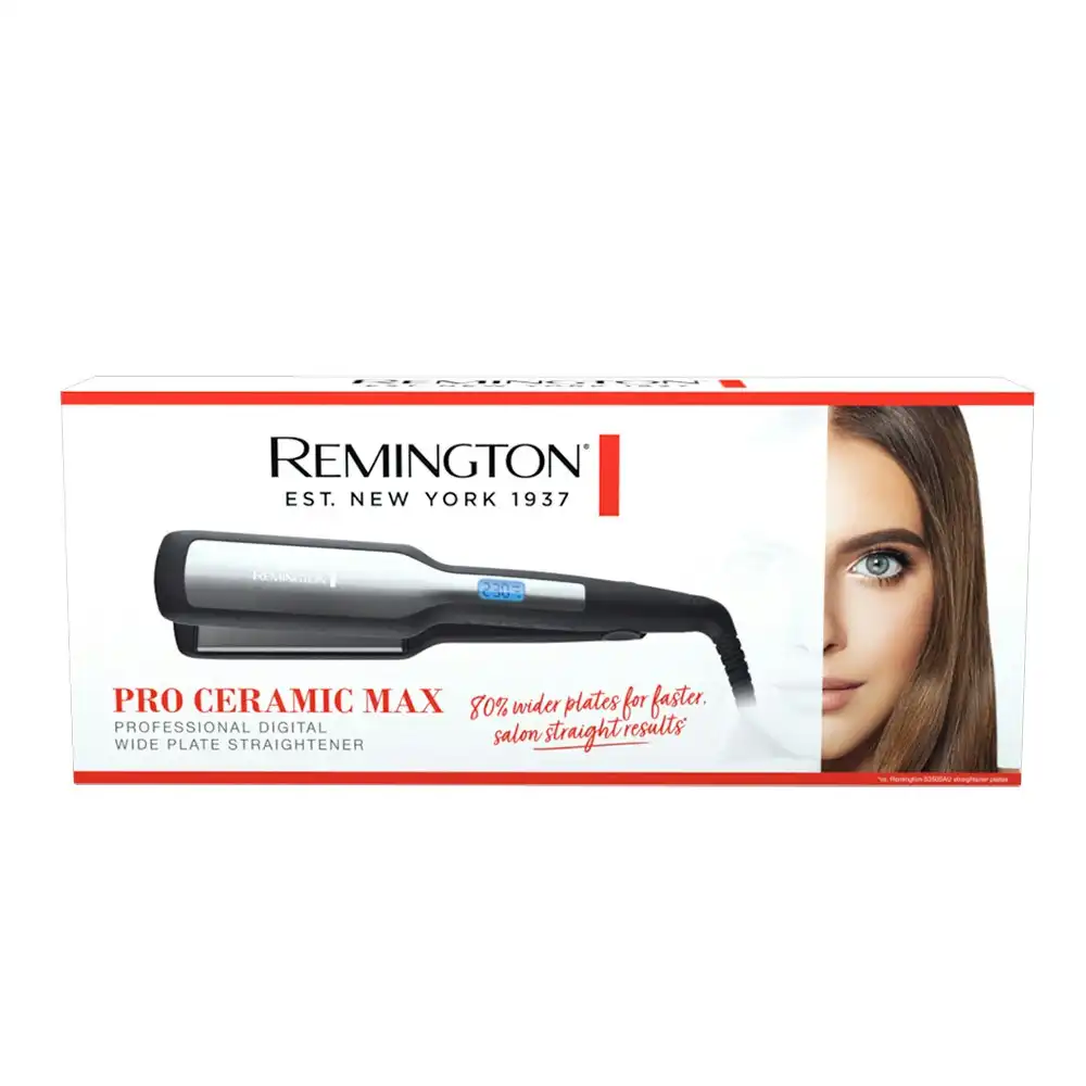 Remington Pro Ceramic Max Tourmaline Turbo Boost Styling Hair Straightener