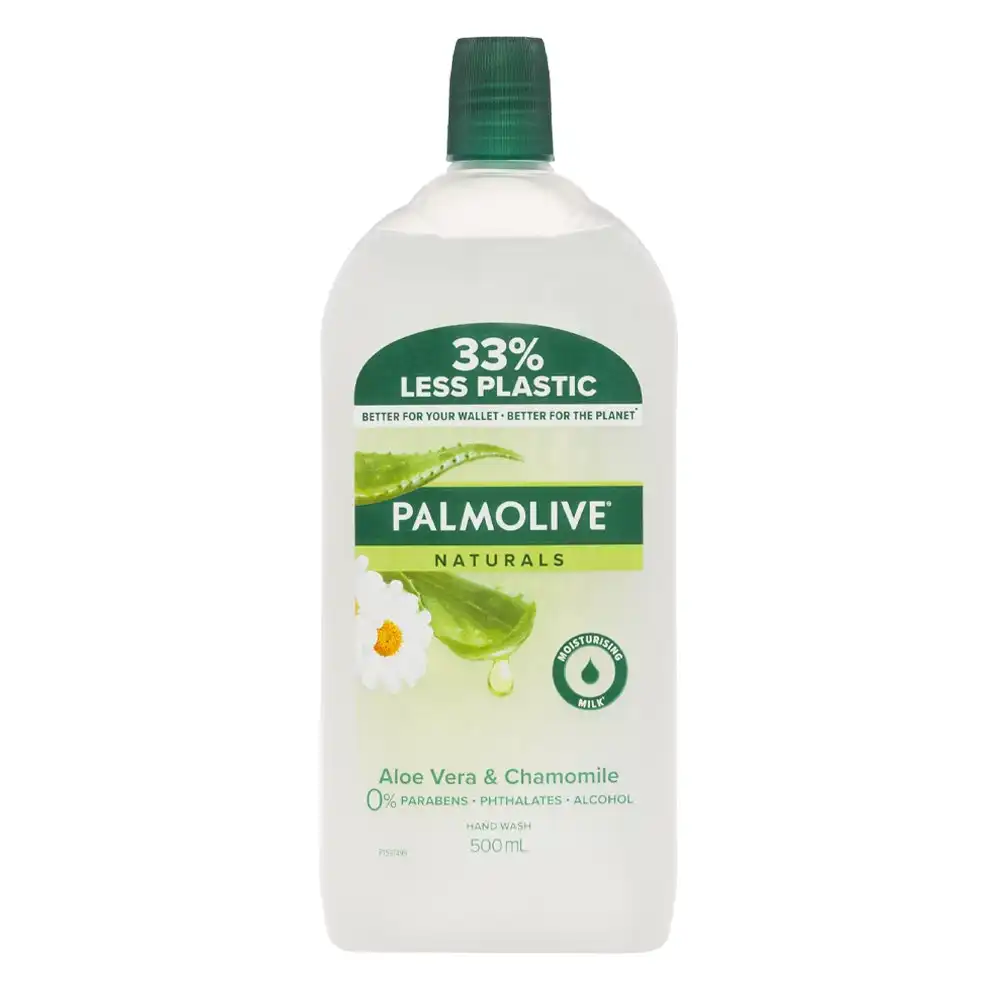 Palmolive 500ml Hand Wash/Washing Refill Aloe & Chamomile Cleaning/Hygiene