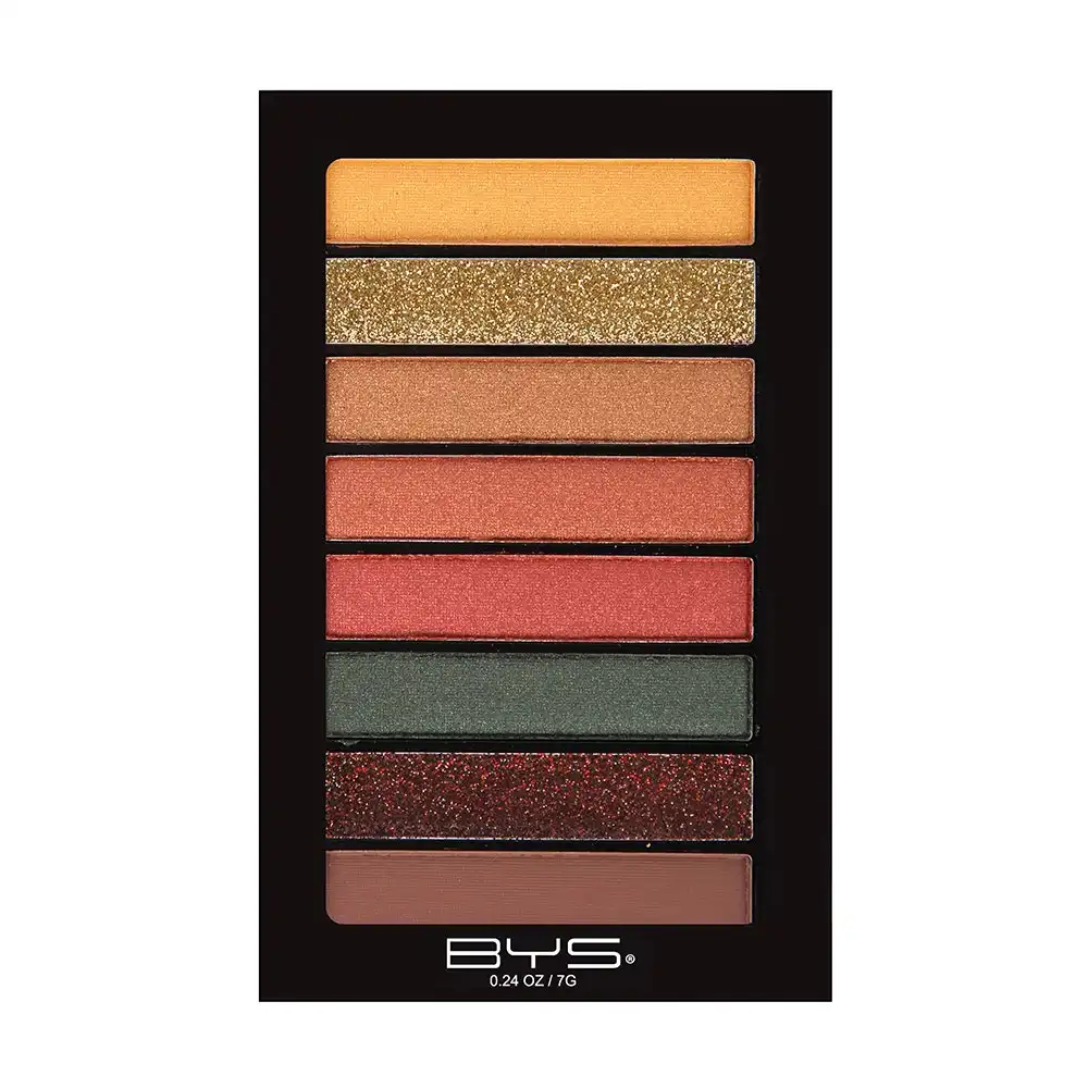 BYS 7g Eyeshadow Palette Makeup/Cosmetics/Beauty Jungle Rock 8 Shade Cosmetic
