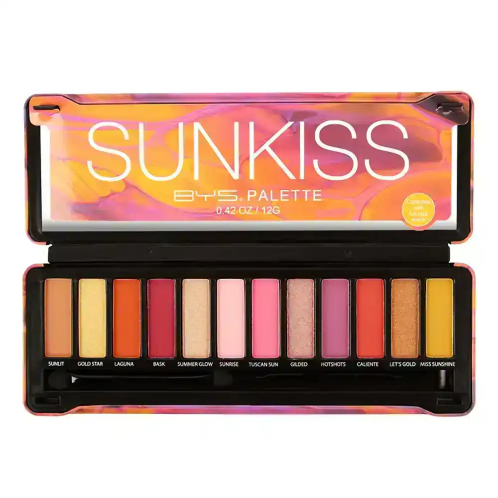 BYS 12g Sunkiss Eyeshadow Face Palette Cosmetic Beauty Face/Eye Makeup 12 Shades
