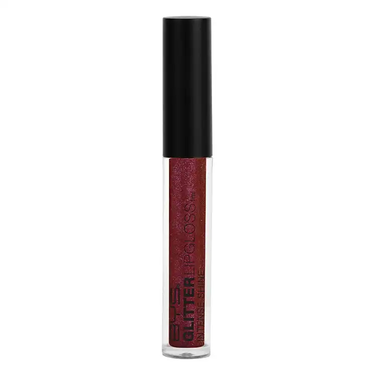 BYS Glitter Lipgloss Intense Shine Non-Sticky Lightweight Makeup Mars Purple 1ml
