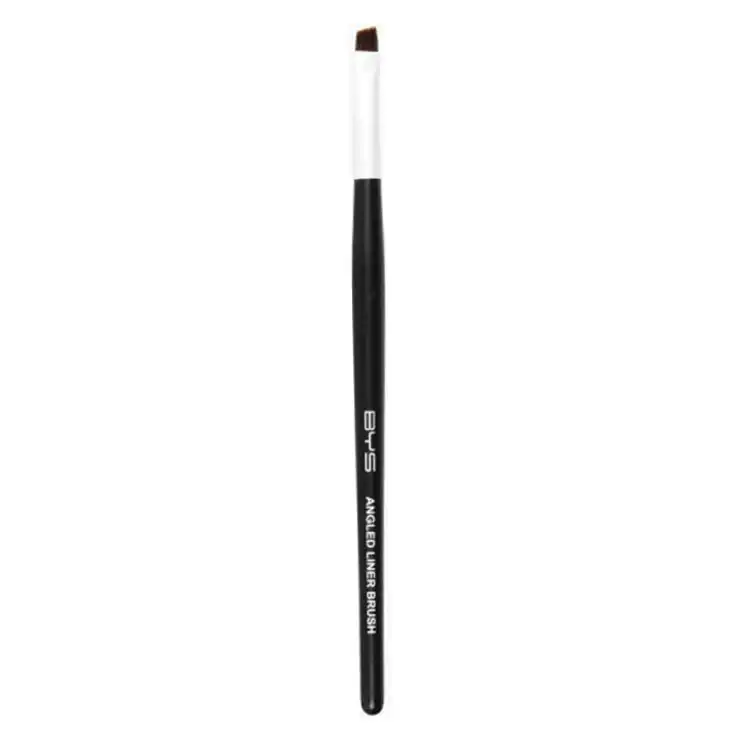 BYS Angled Eleliner Makeup Beauty Brush Applicator Cosmetic Face Precision Black