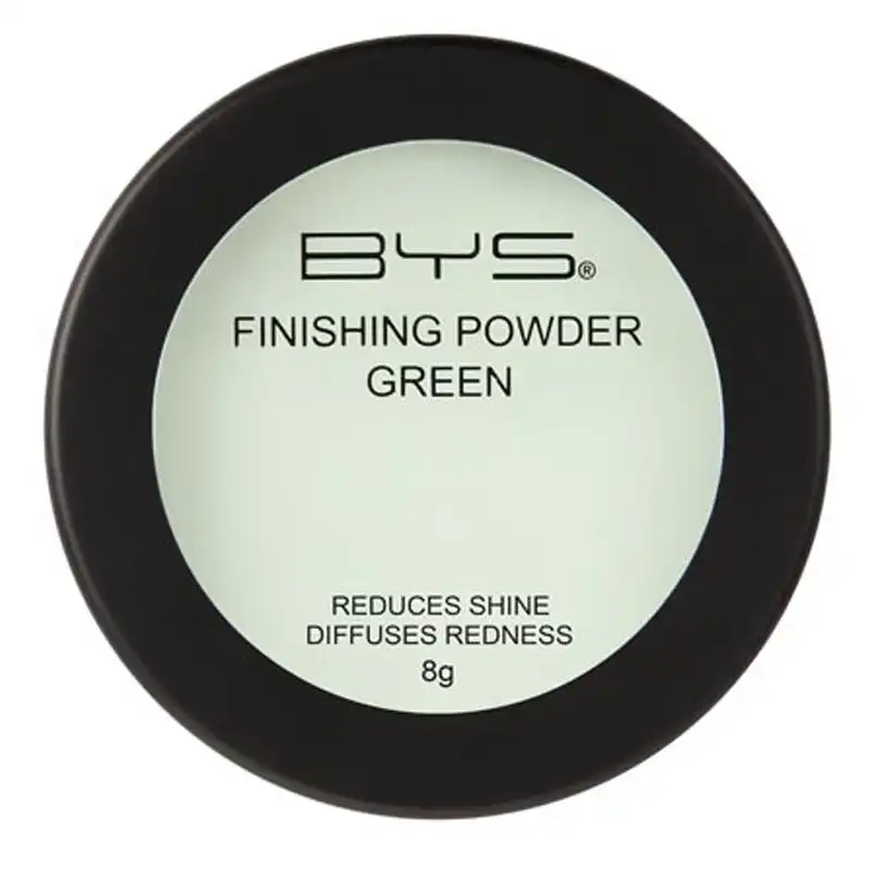 BYS 8g Finishing Powder Translucent Matte Face Makeup Beauty Cosmetics Green