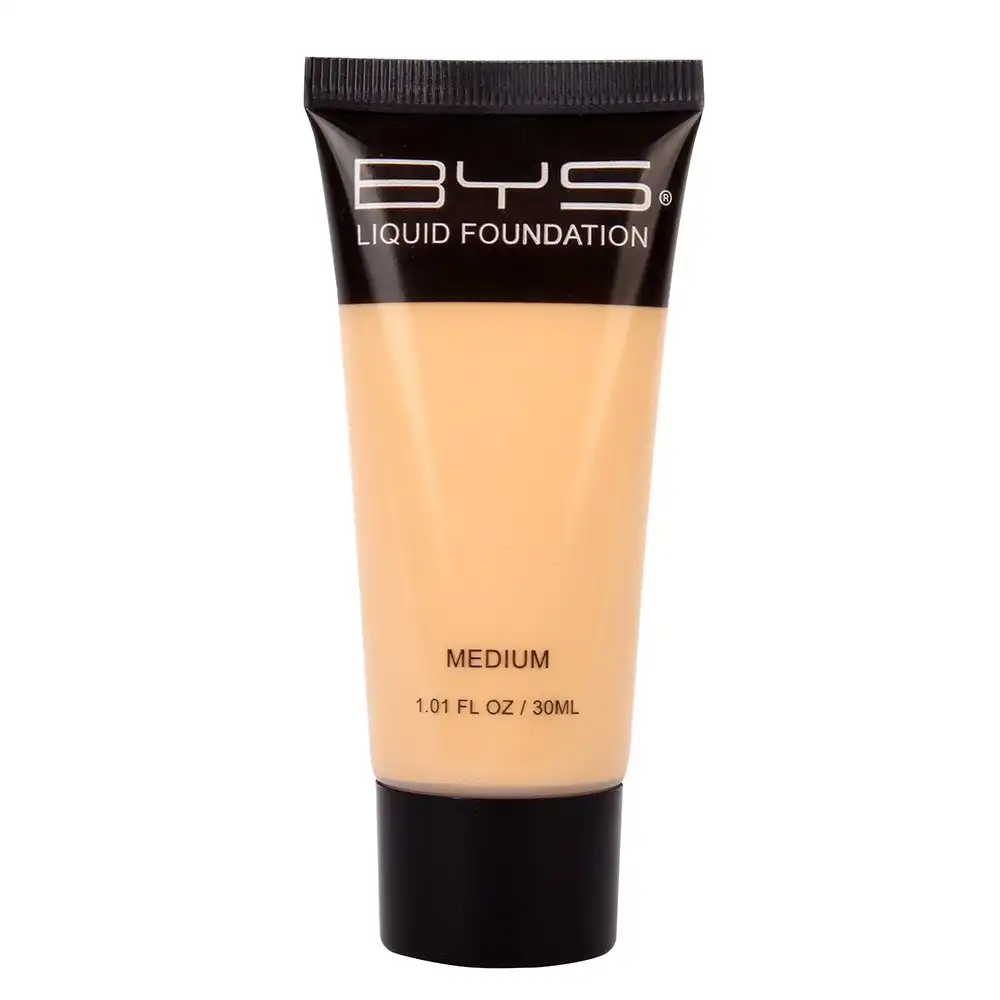 BYS Tube 30ml Liquid Foundation Creamy Blendable Makeup Face Cosmetics Medium