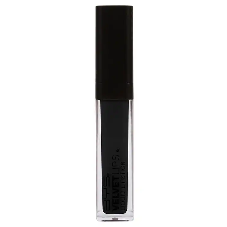 BYS Velvet Cream Soft Plush Lipstick Lip Colour Cosmetics Makeup Dark Night 6g