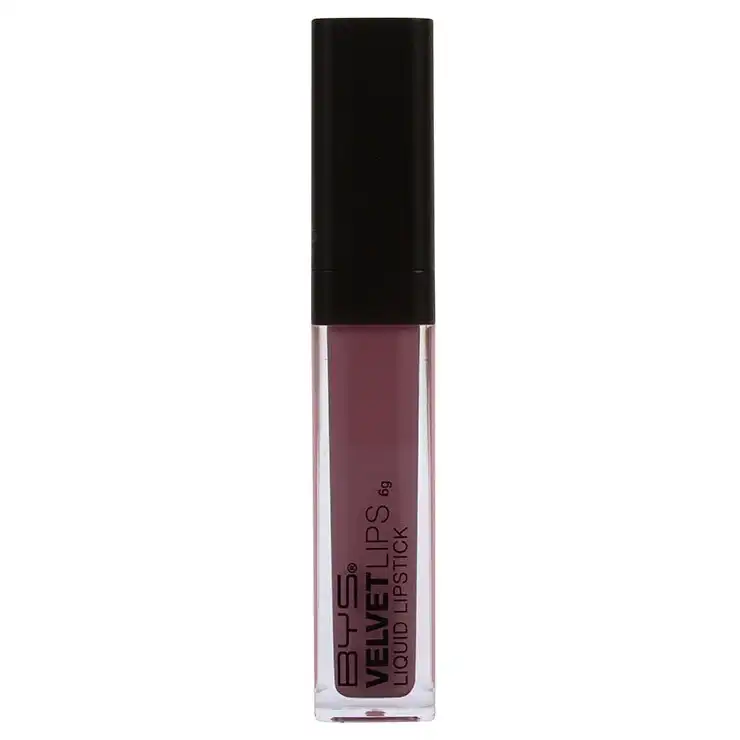 BYS Velvet Cream Soft Plush Lipstick Lip Colour Cosmetics Makeup Wicked Plum 6g