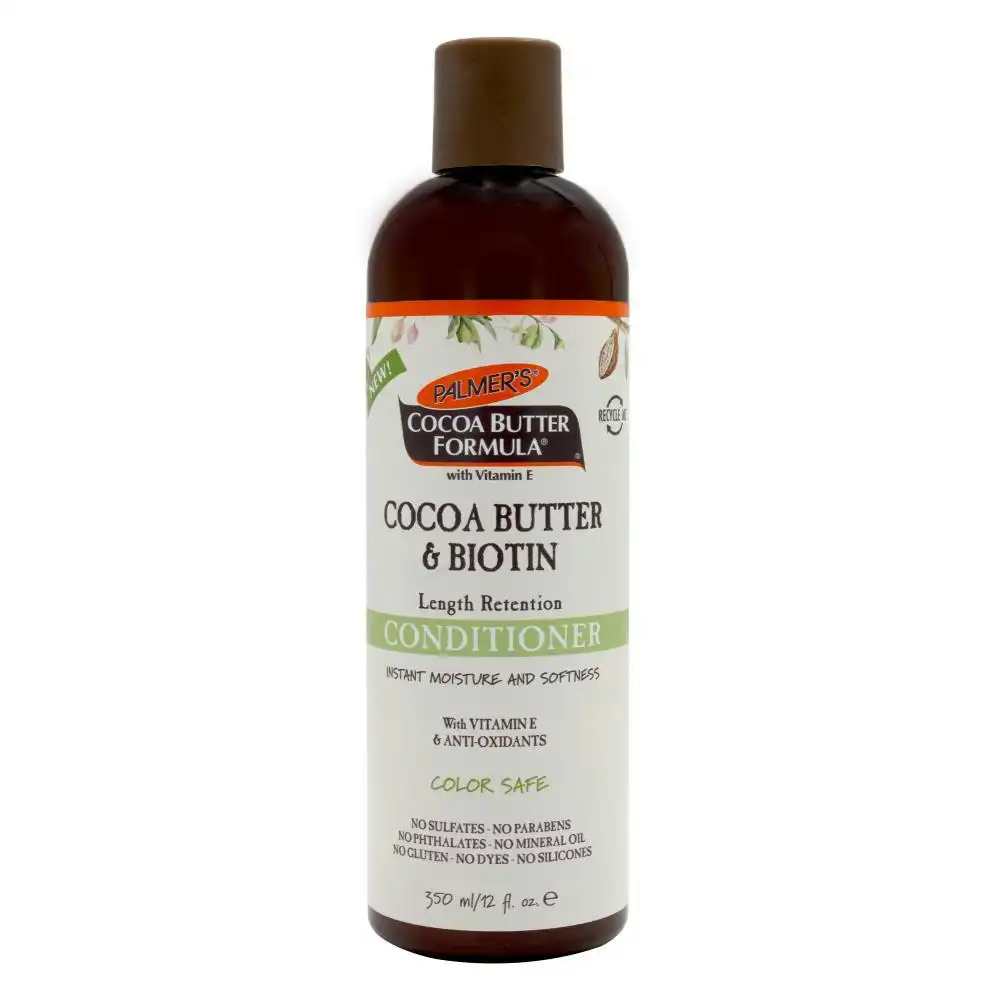 3x Palmer's 350ml Cocoa Butter/Biotin Conditioner Moisture Care For Damaged Hair