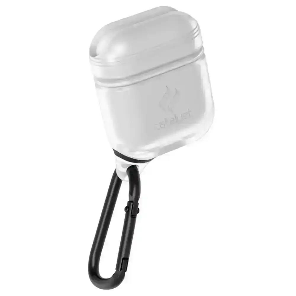Catalyst Waterproof Case w/ Carabiner For Apple Airpods Protective Cover White