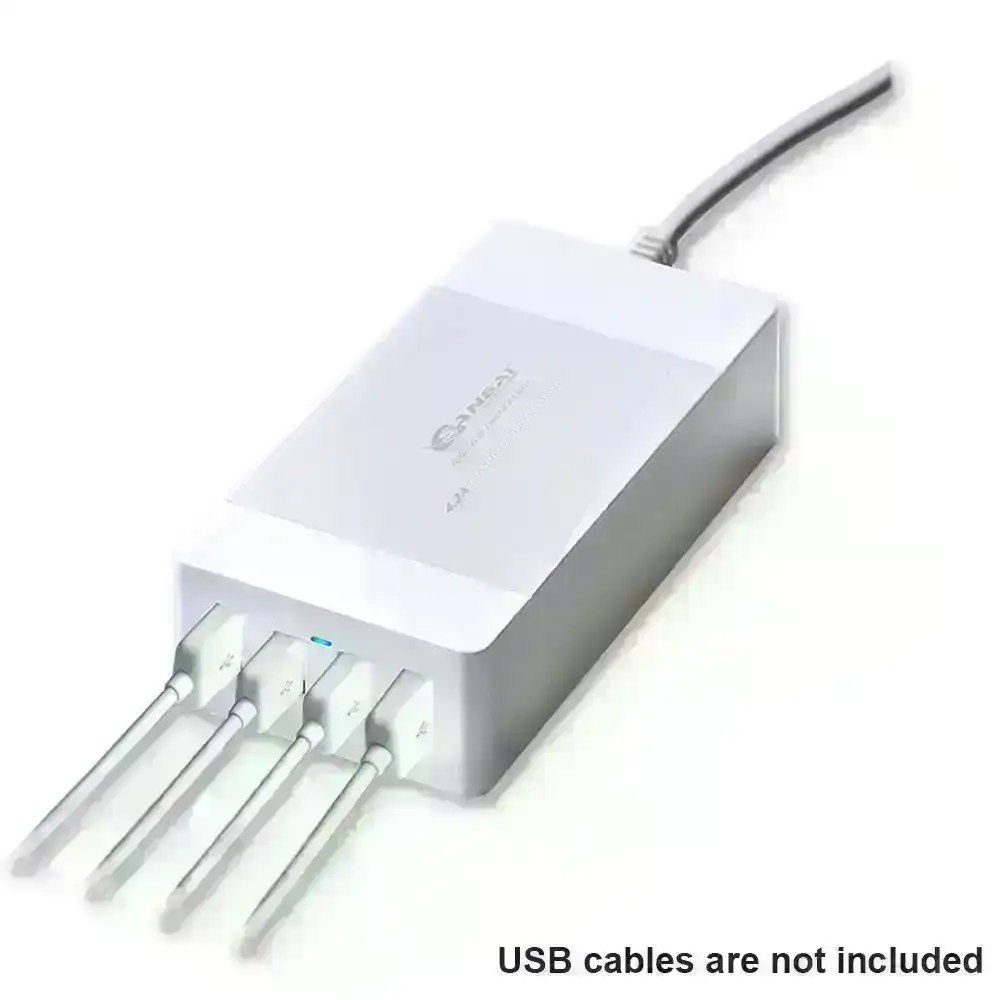4 Port 4.2A USB Charging Charger Station Hub for iPhone Samsung iPad Tablet GPS
