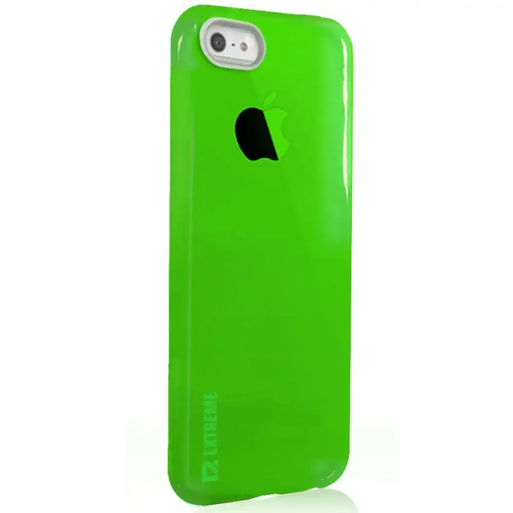 Slim Green Transparent Flexible Shock Resistant Cover Case For iPhone 6+/6S Plus