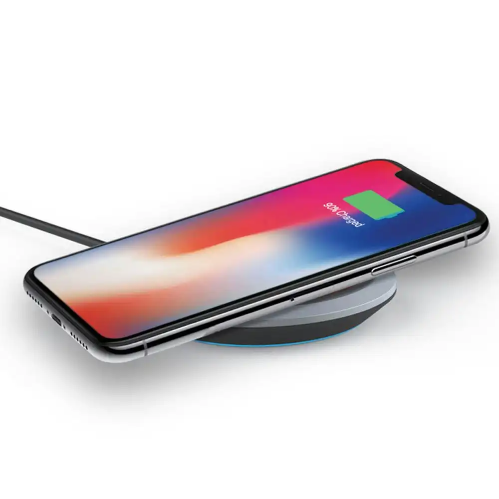 Laser 9V Qi Wireless Fast Charger Pad Charging Mat for Apple iPhone/Samsung