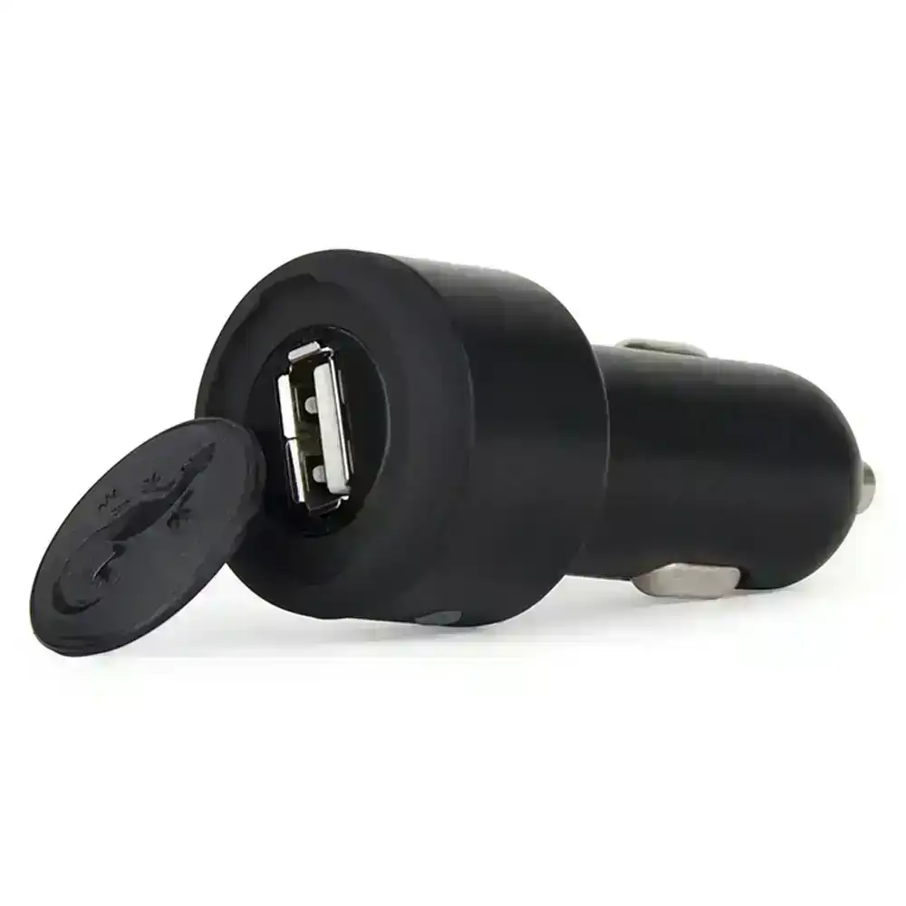 Gecko Smart 1.0A USB Car Charger for Smartphones GPS Tablet Dash Cameras Black
