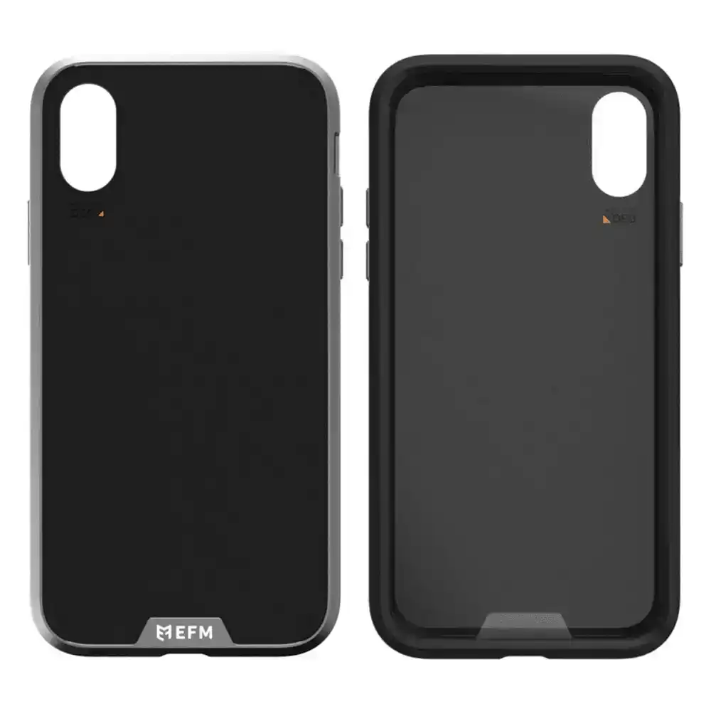 EFM Verona Leather D3O Case Armour Cover Protection for Apple iPhone XS Max BLK