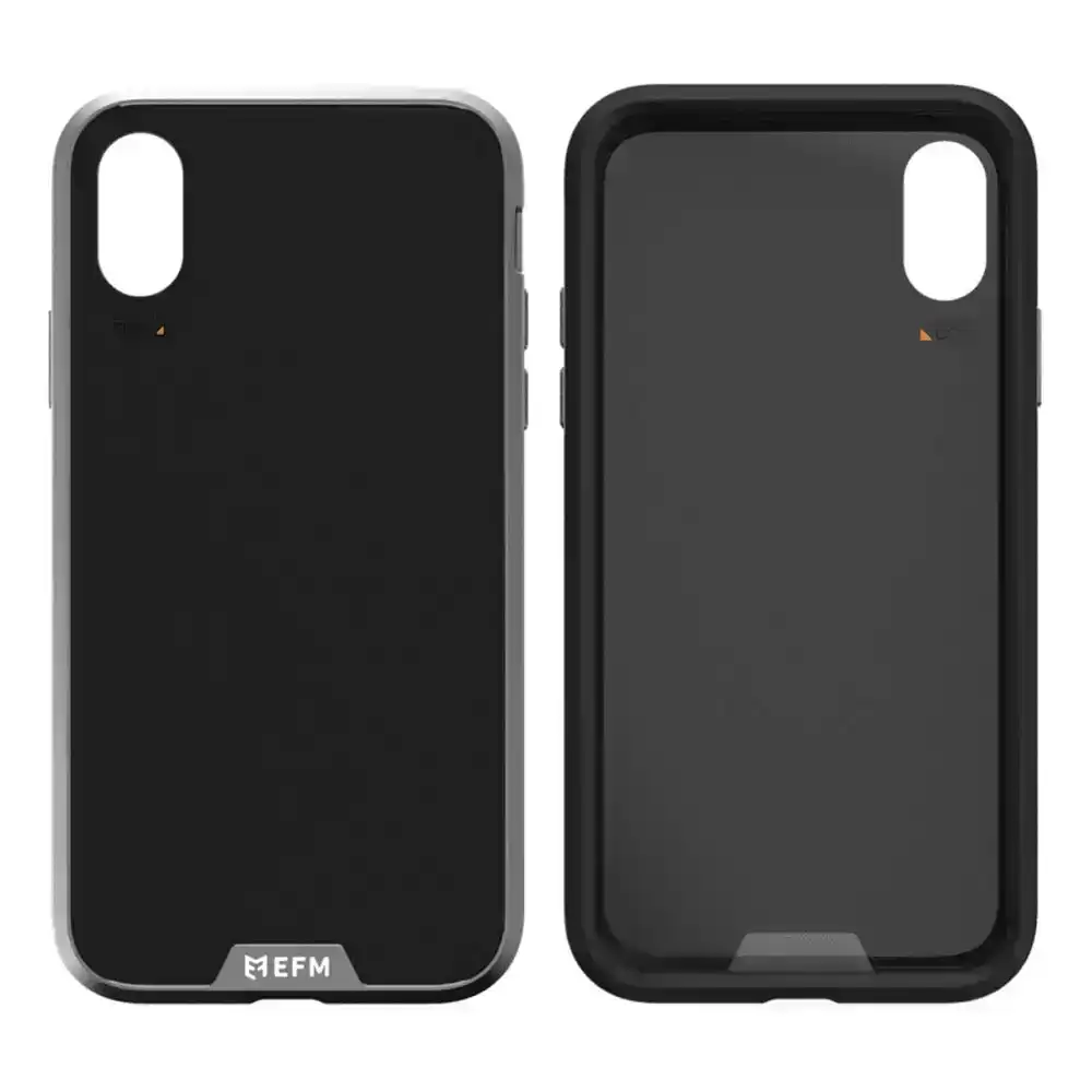 EFM Verona Leather D3O Case Armour Cover Protection for Apple iPhone X/XS Black