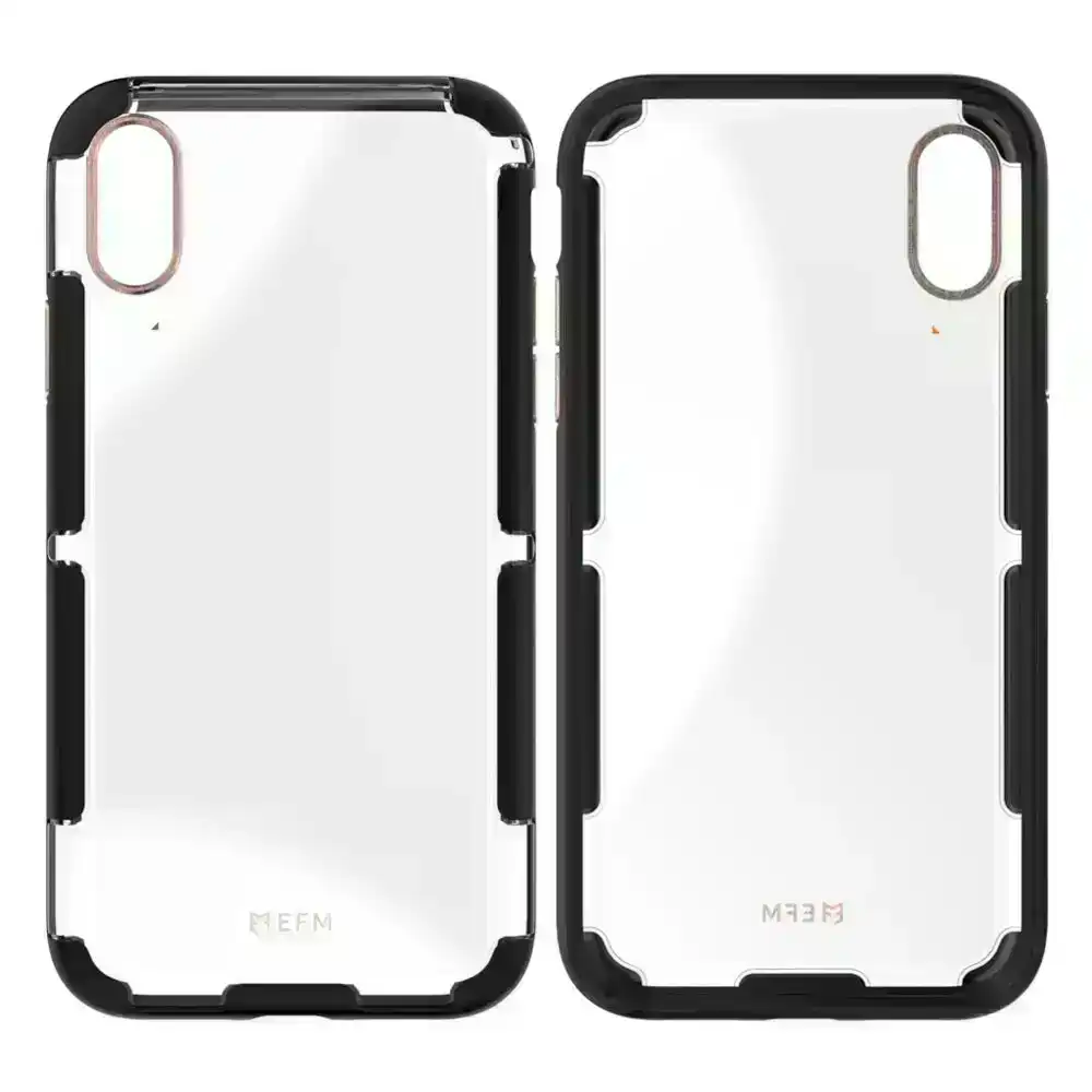 EFM Cayman D3O Case Armour Mobile Clear Cover for Apple iPhone X/XS Black/Copper