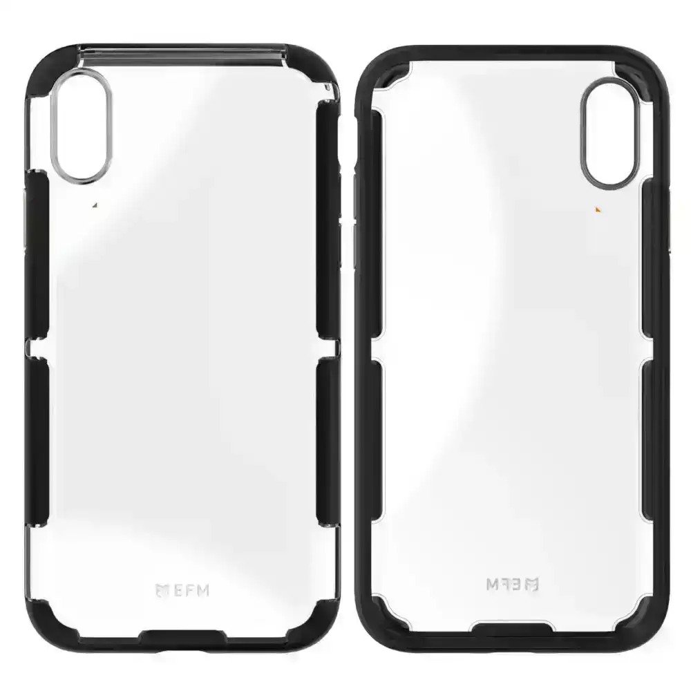 EFM Cayman D3O Case Armour Cover Protect for Apple iPhone XS Max Black/Space GRY