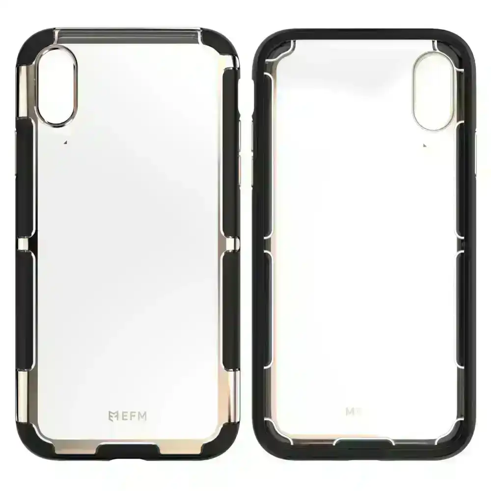 EFM Cayman D3O Armour Case Protect Mobile Cover f/ Apple iPhone XS Max Gold Trim