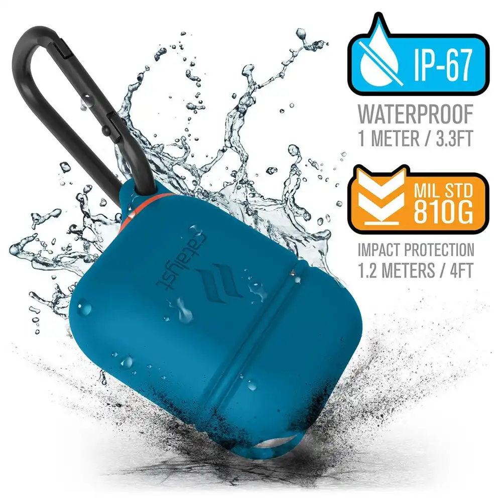 Catalyst Waterproof Silicone Case Holder Cover w/Strap f/ Apple Blueridge/Sunset