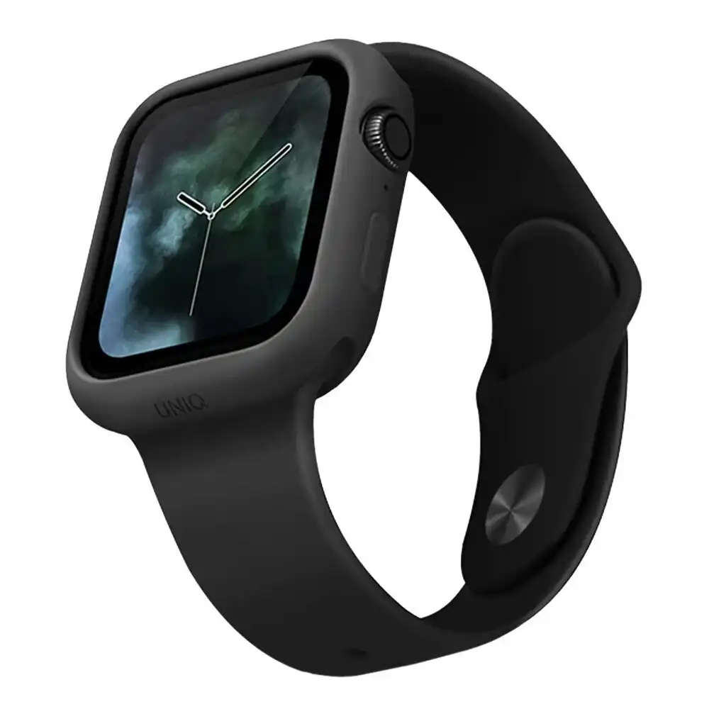 Uniq Lino Hybrid Silicone 40mm Case/Protection for Apple Watch Series 4 Black