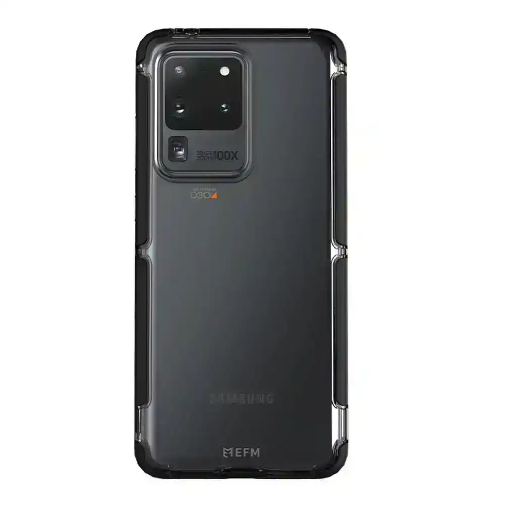 EFM Cayman D3O Case Armour Signal Plus Phone Cover For Galaxy S20 Ultra Black