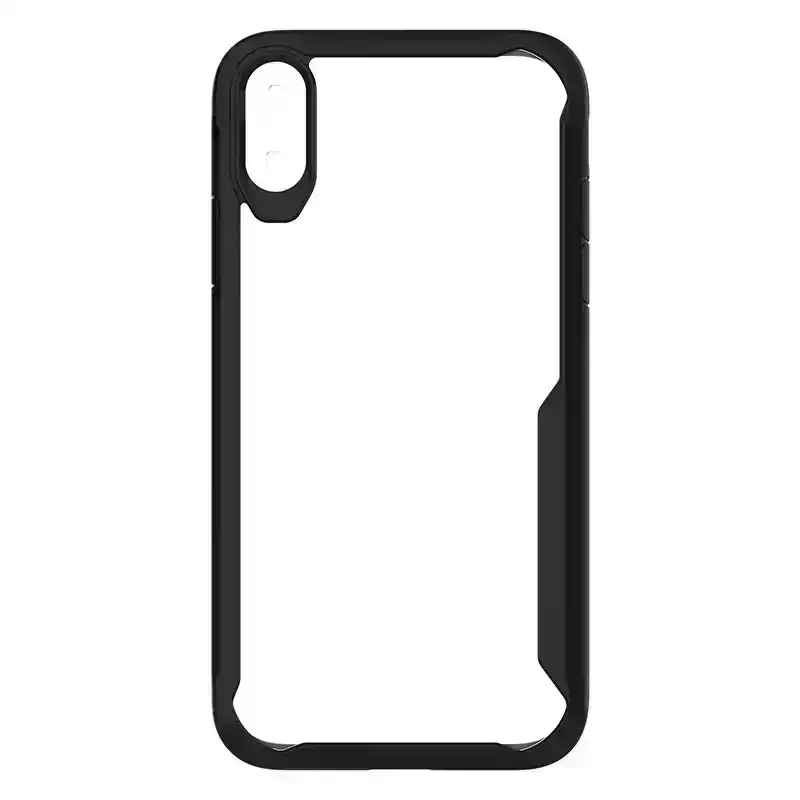 Cleanskin ProTech PC/TPU Case Phone Cover For Apple iPhone X/Xs Clear / Black
