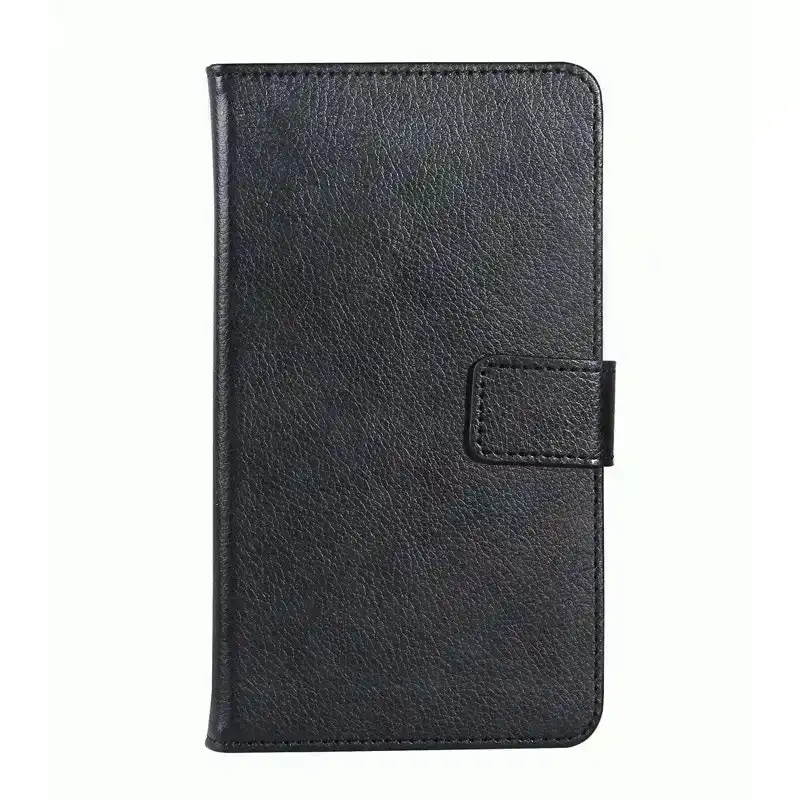 Cleanskin Flip Wallet Universal Phone Cover For Smartphones 4.5" 5.5" Black
