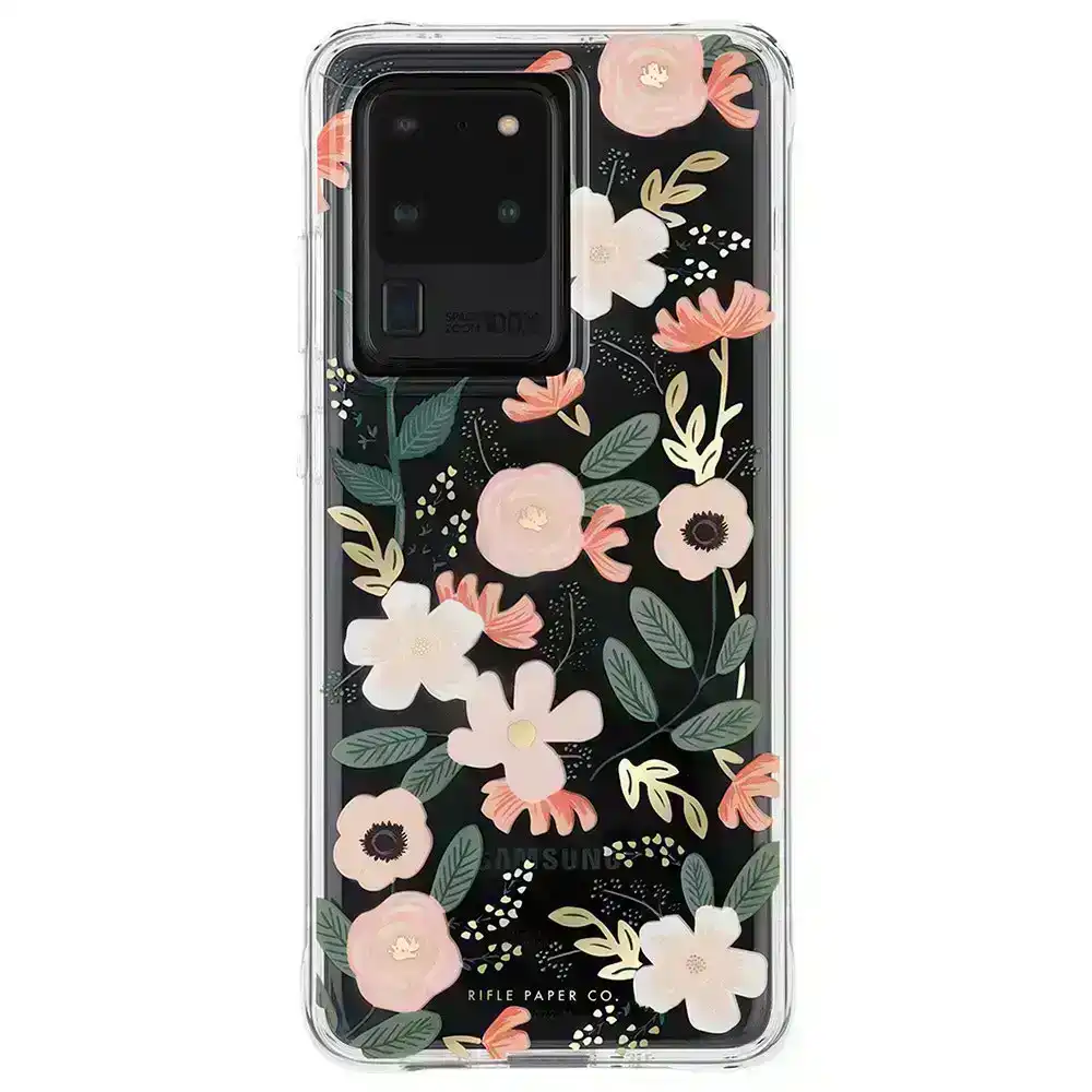 Case-Mate Rifle Paper Case Phone Cover For Galaxy S20 Ultra Wild Flowers