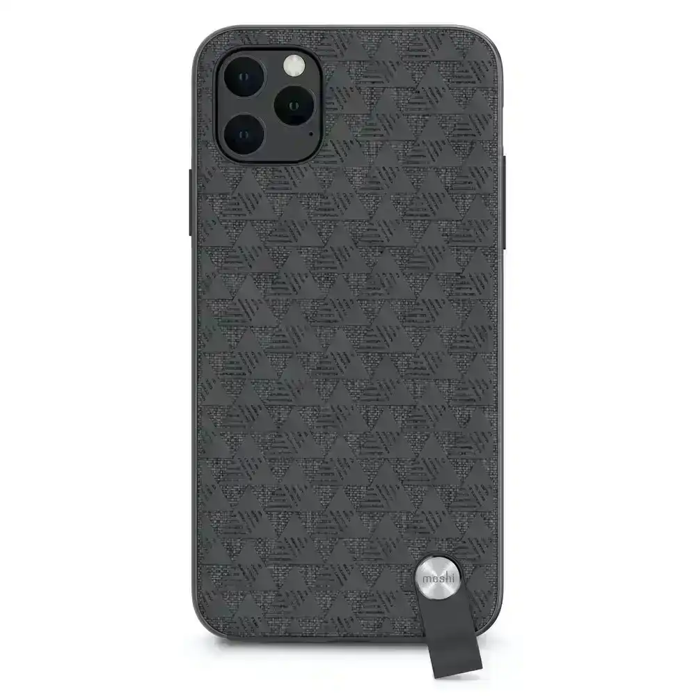 Moshi Altra Drop Proof Non Slip Hard Cover/Case w/Strap For iPhone 11 Pro Max BK
