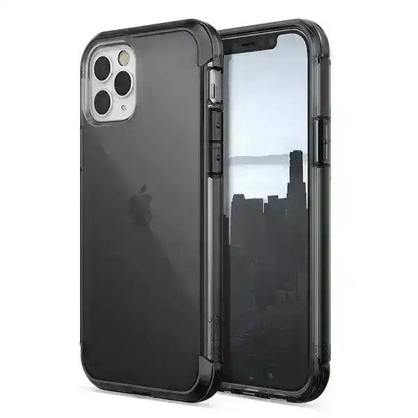 Raptic Air Phone Cover Drop Proof Hard Case for Apple iPhone 12 Pro Max Black