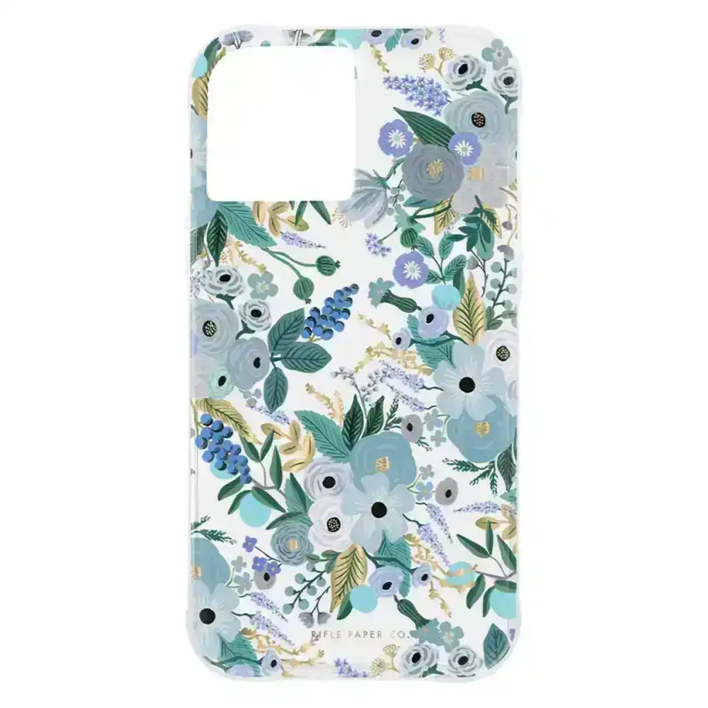 Case Mate Rifle Paper Case Cover Protection for Apple iPhone 12 Mini 5.4" Blue
