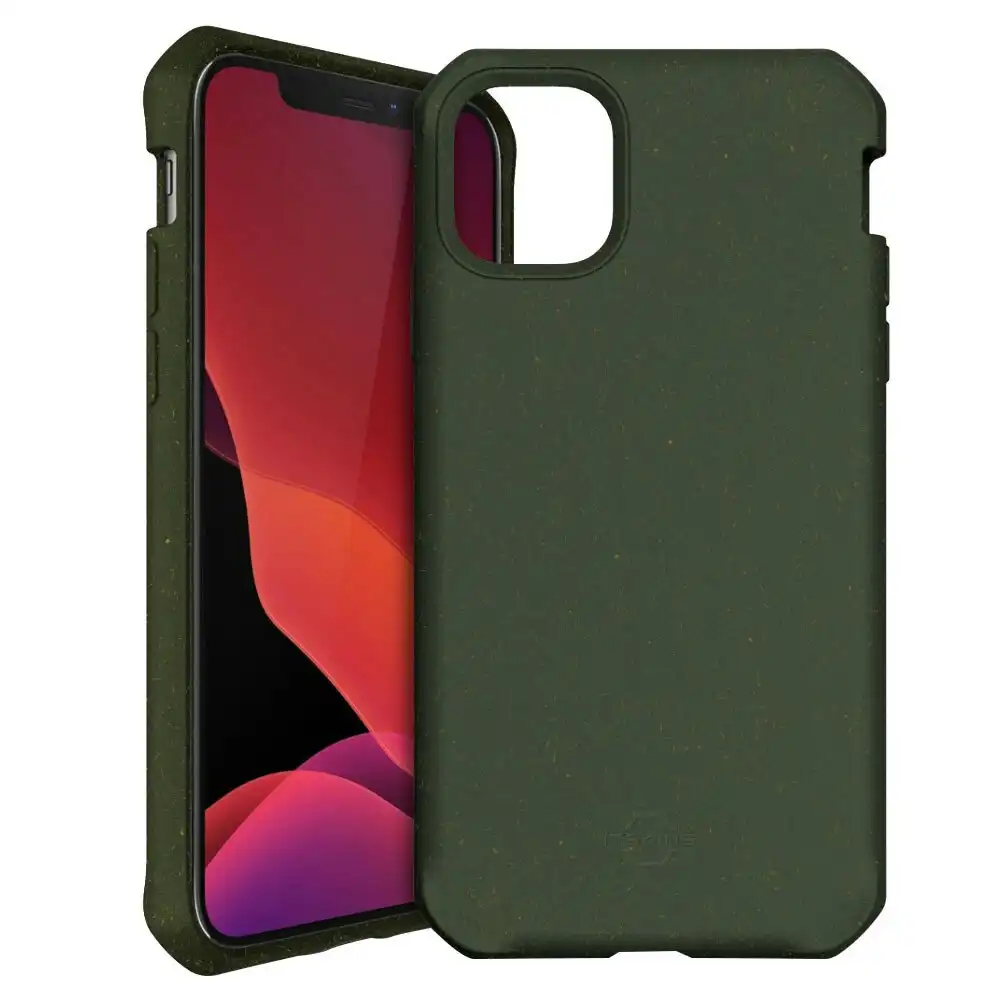 Itskins Feroniabio Terra Phone Case Cover for Apple iPhone 12 Mini Kaki/Green