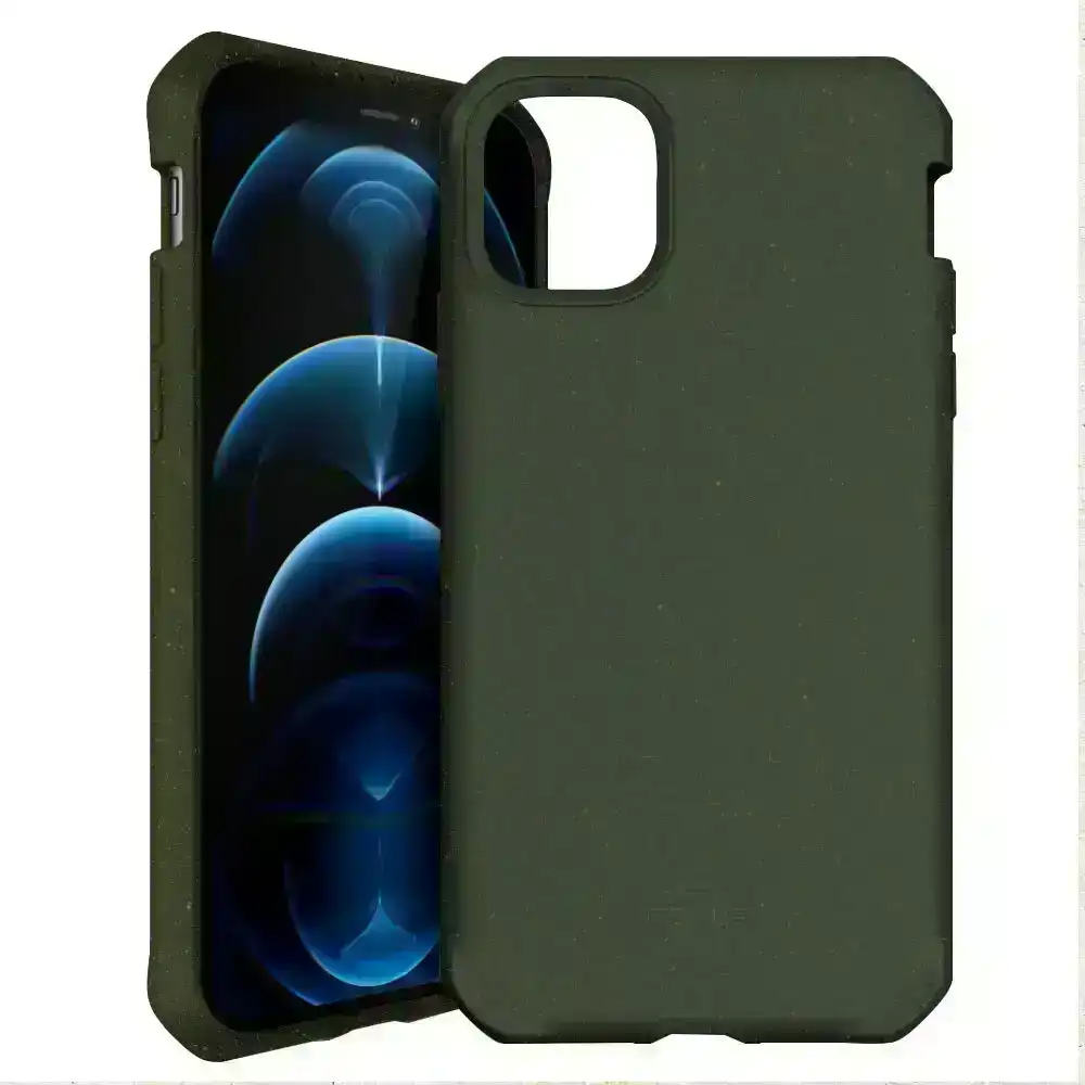 Itskins Feroniabio Terra Phone Case Cover for Apple iPhone 12 Pro Max Kaki/Green