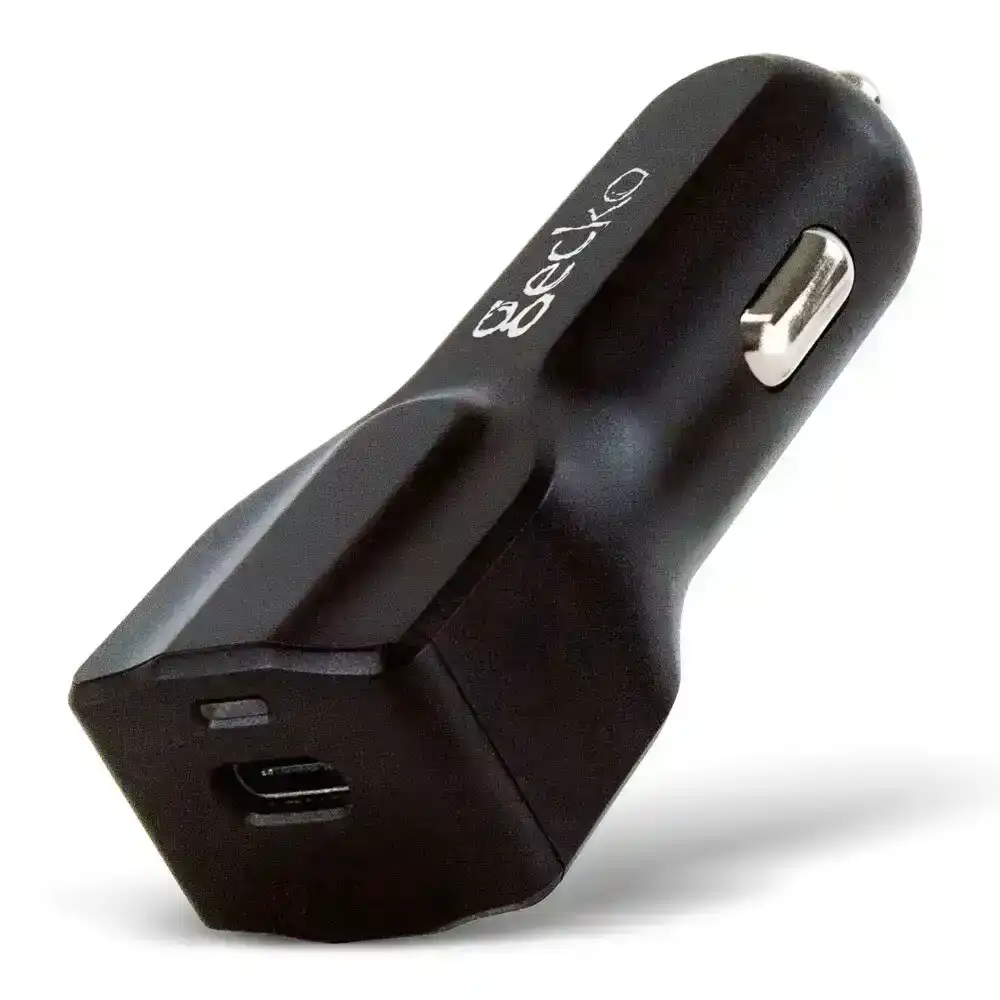 Gecko 18W Rapid Charge USB-C Cigarette Lighter Car Charger for Android/Samsung
