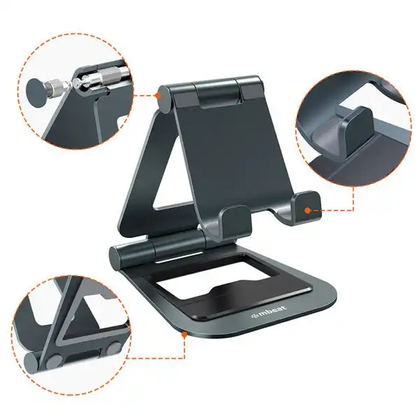 mBeat Stage S4 Aluminium Stand Holder Mount for Mobile Phone/Tablet Space Grey