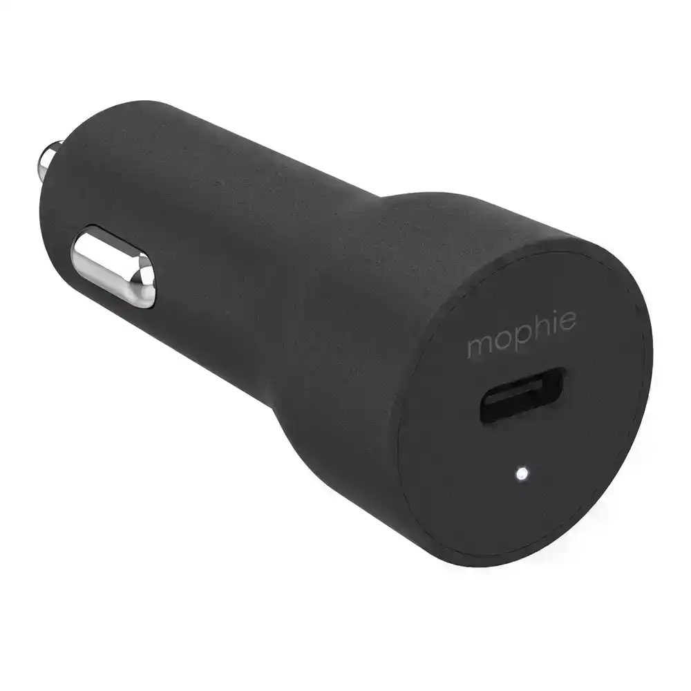 Mophie Car Charger w/ USB Type C Cable for Samsung Galaxy/Google Pixel Black