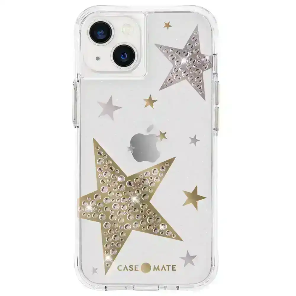 Case-Mate Antimicrobial Case Protection Cover f/ Apple iPhone 13 Sheer Superstar
