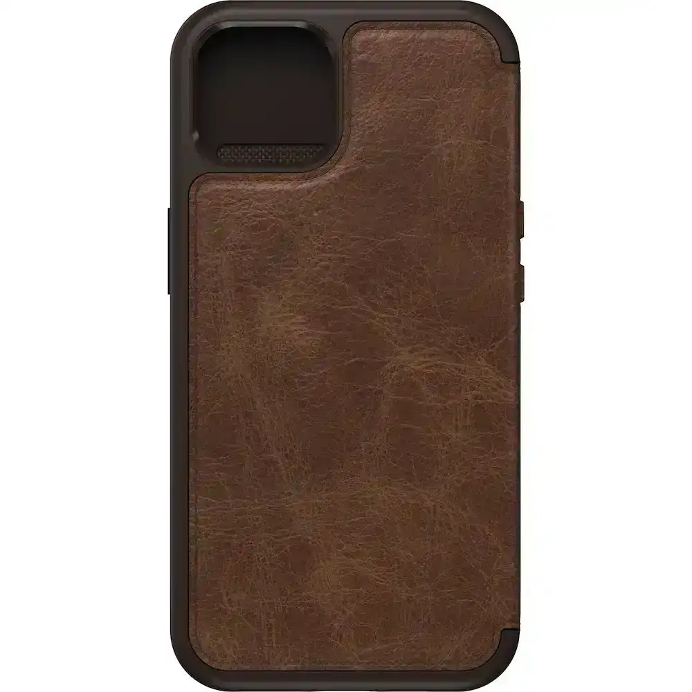 Otterbox Strada Folio Flip Wallet Case Protection Cover for iPhone 13 Espresso