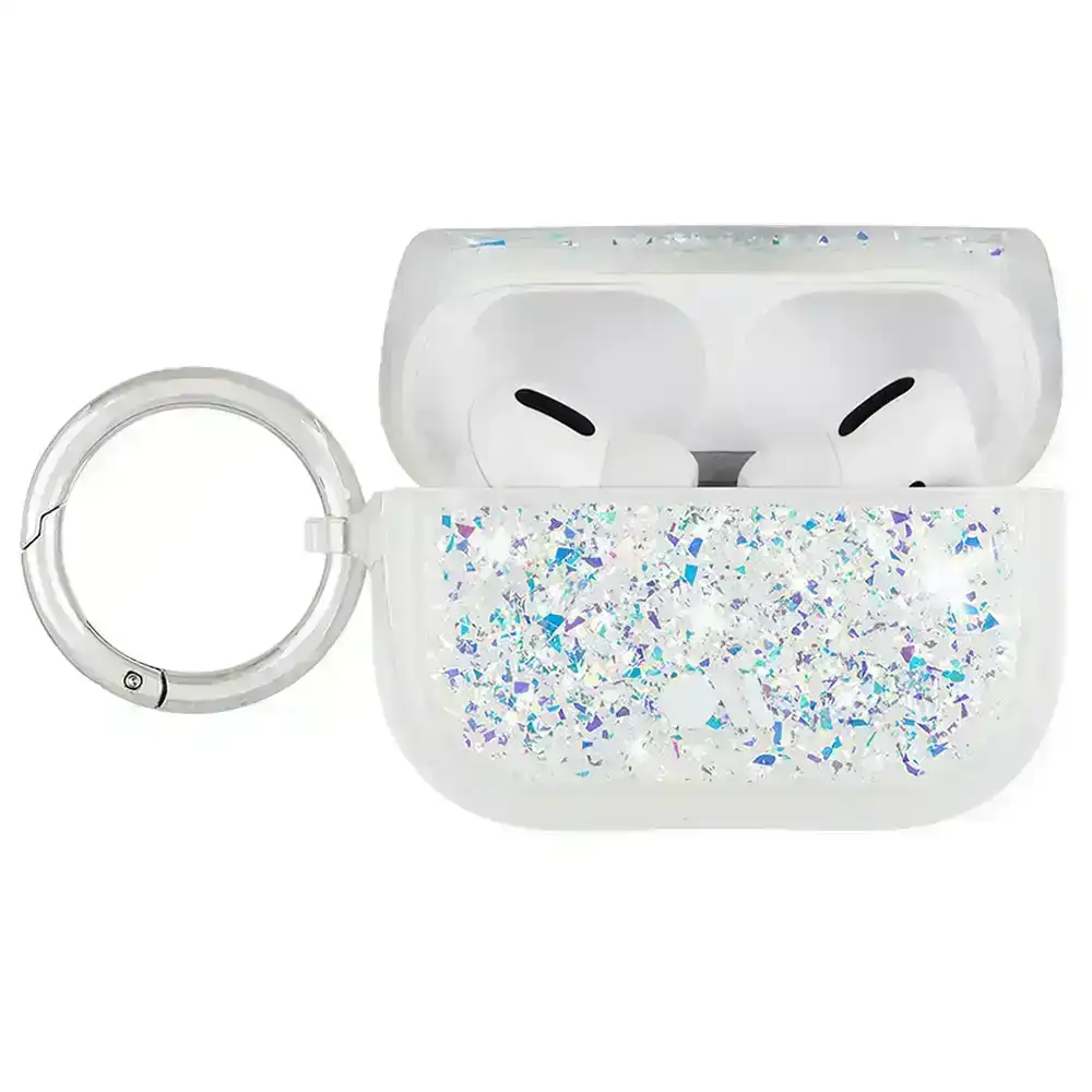 Case-Mate Twinkle Case Cover Protection w/ Ring Clip for Apple AirPods Pro Multi