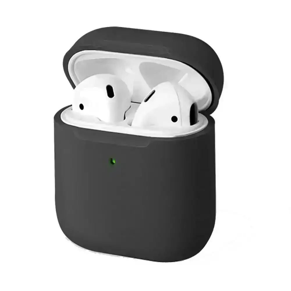 Uniq Lino Silicone Case Cover Soft Protection Holder for 1st/2nd Gen AirPods GRY