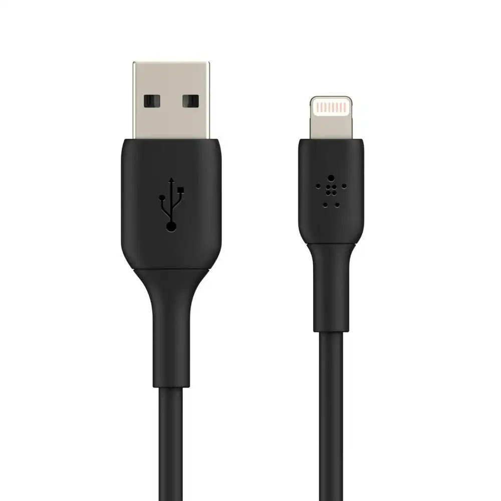 Belkin 1m Lightning MFI-Certified USB-A Data Charging Cable for Apple iPhone BK