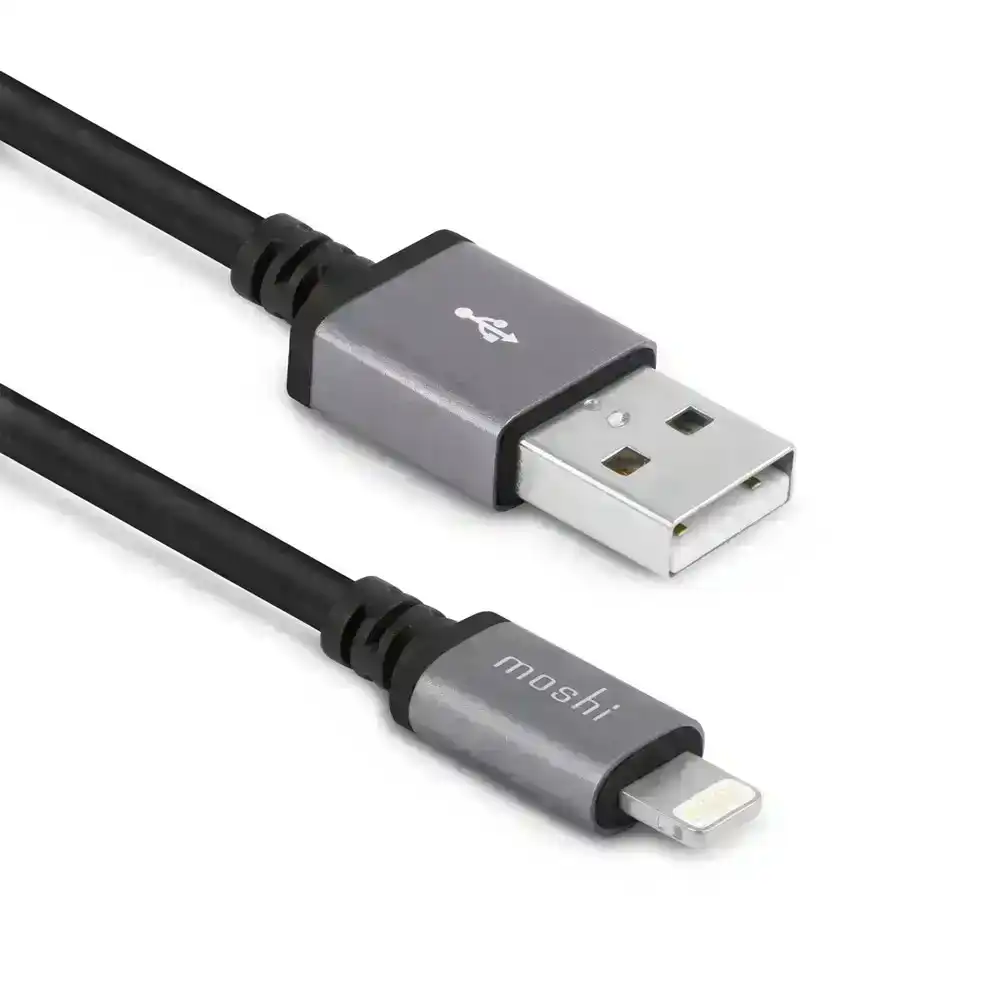 Moshi 3M USB To Lightning Connector Cable for iPhone/iPad Sync/Charging Black