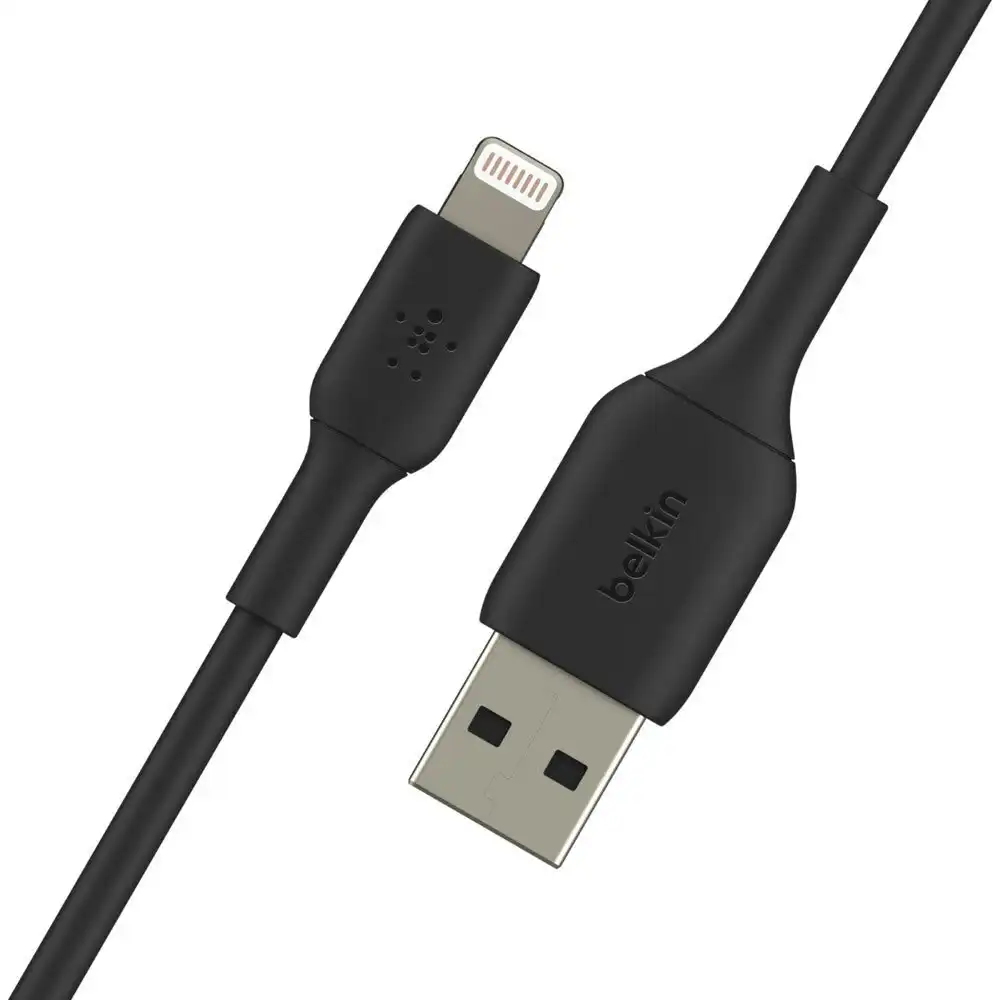 Belkin 2m Lightning MFI-Certified USB-A Data Charging Cable for Apple iPhone BK