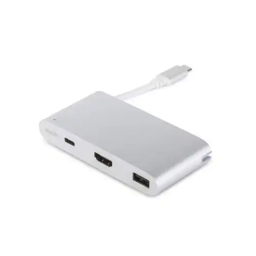 Moshi USB-C Multiport Adapter w/HDMI/USB-C/USB-A Hub Splitter for PC/MacBook
