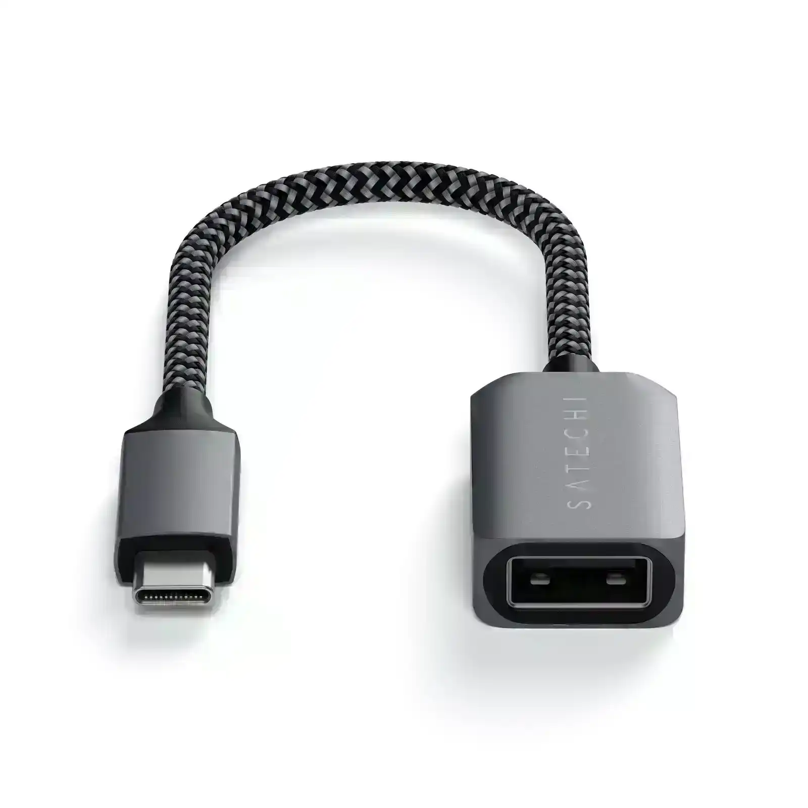 Satechi Type-C/USB-C Male to USB-A 3.0 Female OTG Adapter Convertor Port Silver