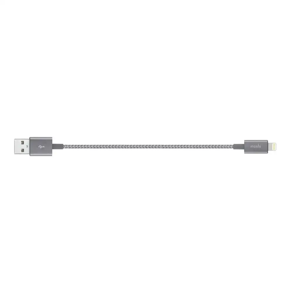 Moshi Integra USB-A to Lightning MFI-Certified Charge/Sync 2M Braided Cable Grey