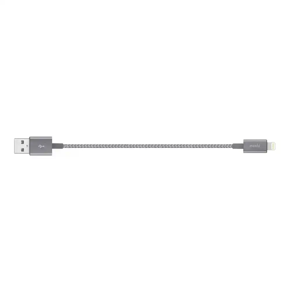 Moshi Integra USB-A to Lightning Charge/Sync 2M Braided Cable For Phones Grey
