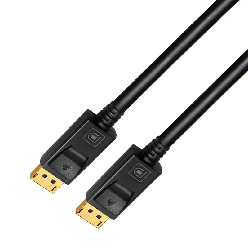 Cruxtec 2m Male to M DisplayPort 1.2 4K HD Display Port Cable Connector Black