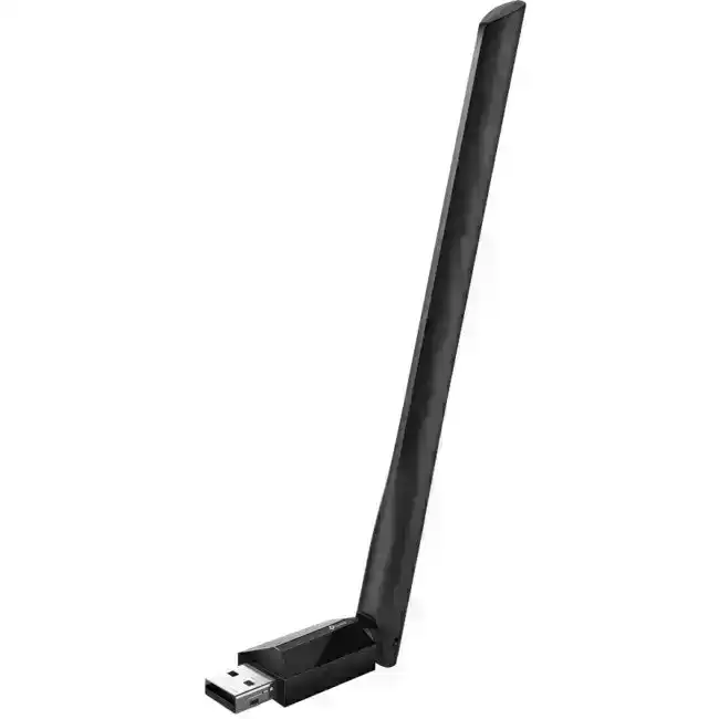 TP Link AC600 2.4GHz High Gain Wireless Dual Band USB Wi-Fi Range Adapter Black