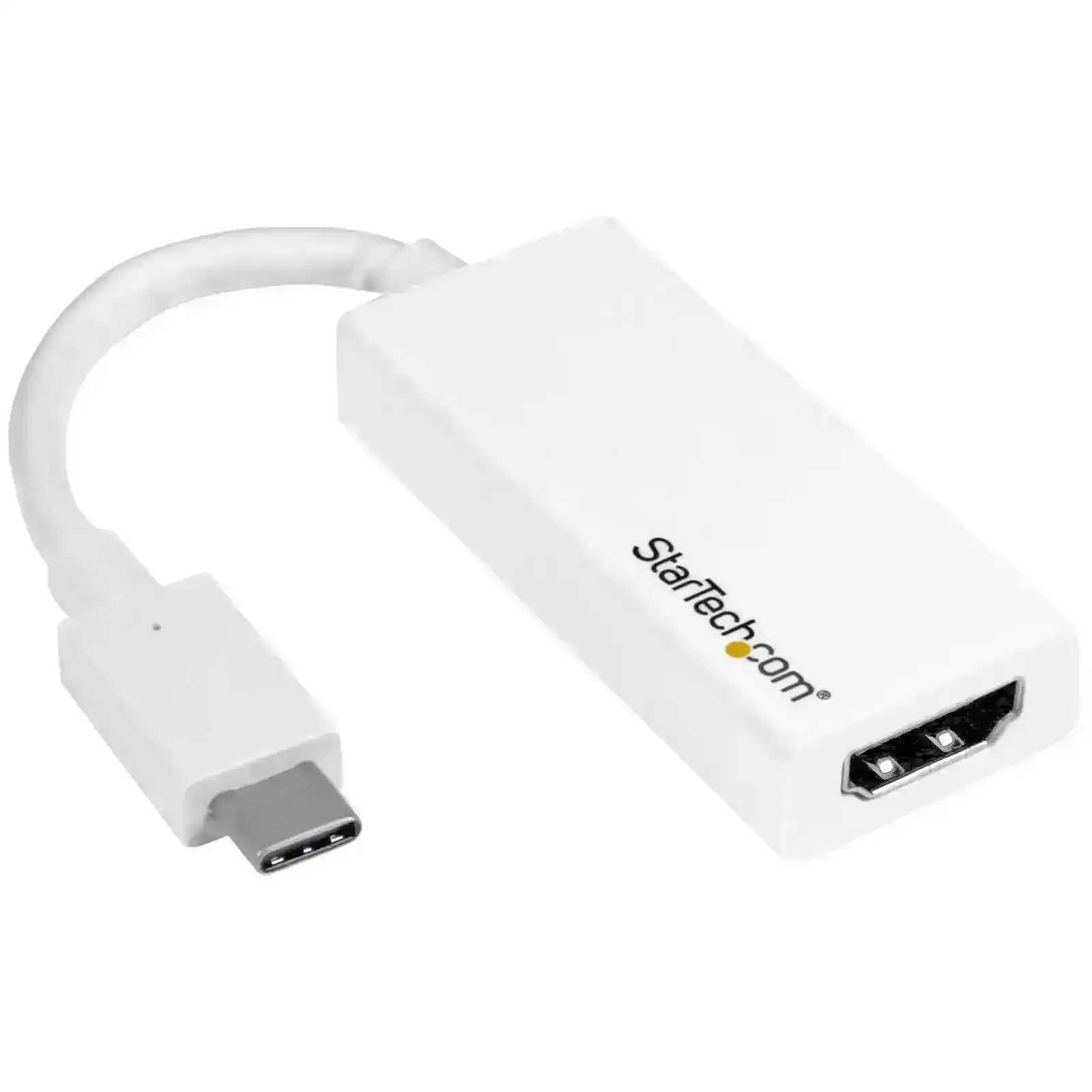 Star Tech 4K 30Hz UHD Thunderbolt 3 USB-C to HDMI Adapter 7.1 Audio f/ Laptop WH